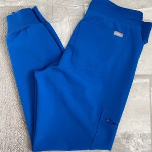 FIGS ROYAL BLUE ZAMORA JOGGER SCRUB PANTS
